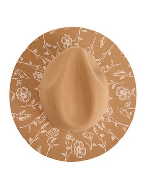 Sombrero ala mediana Cappelli estampado floral