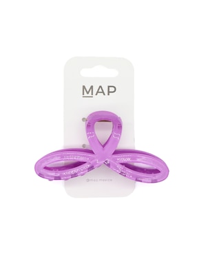 Pinza para el cabello de plástico Map