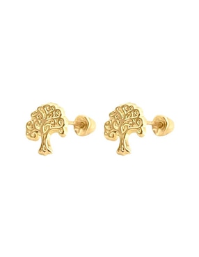 Broqueles de árbol Lenna de oro