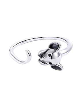Anillo de ratón Chulada Nature P 925 de plata brillante