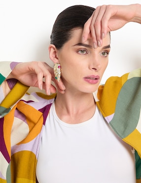 Aretes Map con acabado pavé