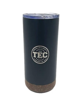 Termo Tec De Monterrey de acero inoxidable con tapa a presión 550 ml