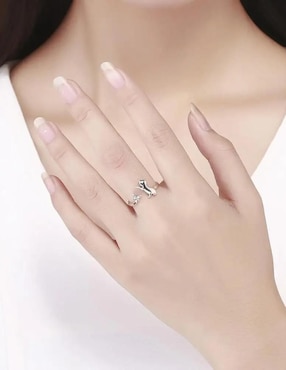Anillo de gato Chulada Pets P 925 de plata pulido