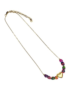 Collar de corazón Maria Rayuela Palma 24 K
