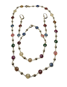Set collar, pulsera y aretes Limerence By Claudia Herrera