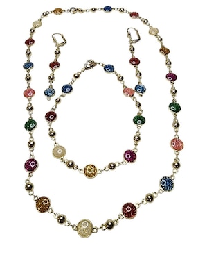Set collar, pulsera y aretes Limerence By Claudia Herrera