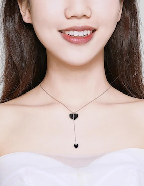 Collar de corazón Chulada Beauty de plata P 925