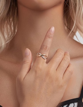 Anillo de infinito Chulada Beauty P 925 de plata brillante