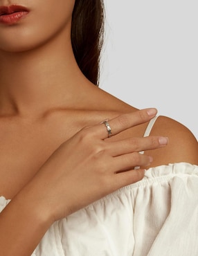 Anillo de mano Chulada Beauty P 925 de plata circonita brillante