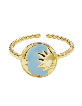 Anillo de luna Chulada Beauty P 925 de plata brillante
