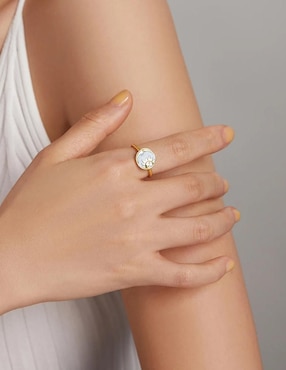 Anillo de luna Chulada Beauty P 925 de plata brillante