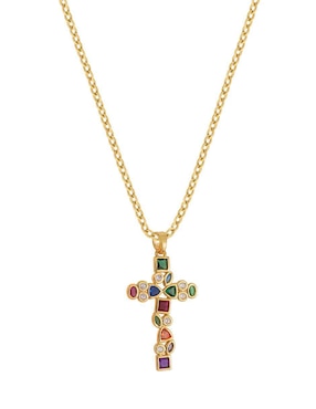 Collar de cruz Unlimited By Ob 18 K