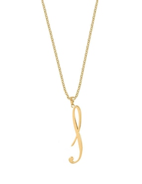 Collar de letra s Unlimited By Ob 18 K