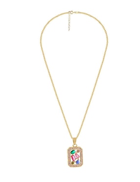 Collar cuadrado Unlimited By Ob 18 K