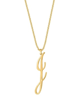 Collar de letra j Unlimited By Ob 18 K