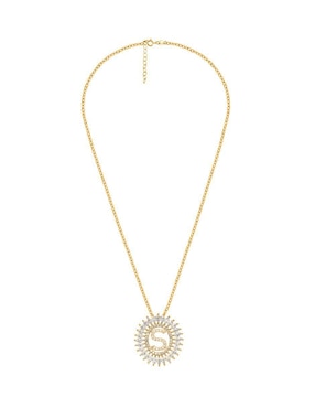 Collar de letra s Unlimited By Ob 18 K