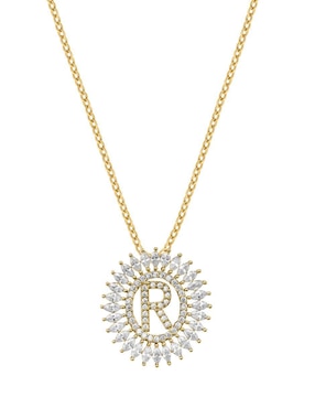 Collar de letra r Unlimited By Ob 18 K