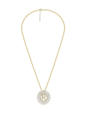 Collar de letra r Unlimited By Ob 18 K