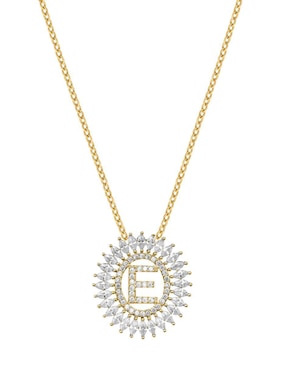 Collar de letra e Unlimited By Ob 18 K