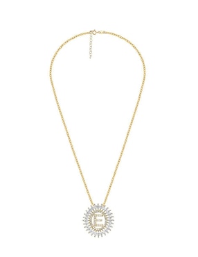 Collar de letra e Unlimited By Ob 18 K