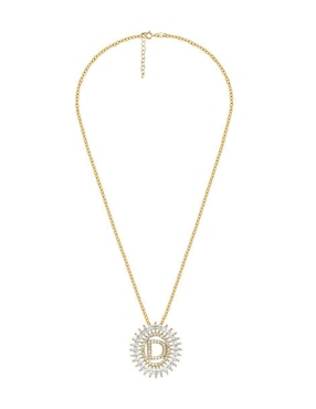 Collar de letra d Unlimited By Ob 18 K