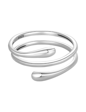 Anillo de gota Chulada Beauty P 925 de plata pulido