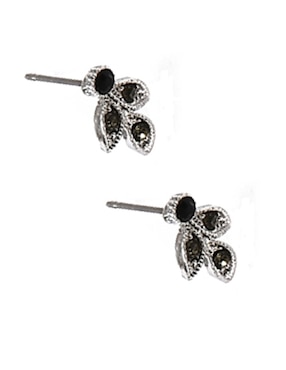 Aretes y collar Lieb de metal cristal