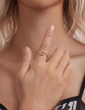 Anillo de gota Chulada Beauty P 925 de plata pulido