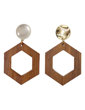 Aretes de hexágono Map con acabado liso