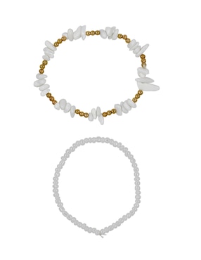 Set pulsera Bizou con acabado mate