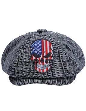 Parche decorativo para ropa Ventdepot Skull Flag03 aplicación bordado