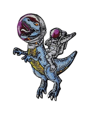 Imagen de producto Parche decorativo para ropa Ventdepot Dinosaur02 aplicación bordado