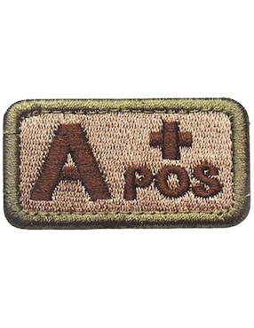 Imagen de producto Parche decorativo para ropa Ventdepot Tipo de sangre A+ aplicación bordado