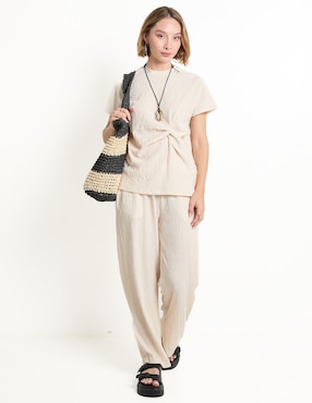 Pantalón relaxed Parfois wide leg para mujer