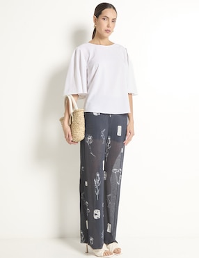 Pantalón relaxed Parfois wide leg para mujer