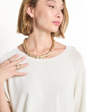 Suéter Parfois cuello redondo para mujer
