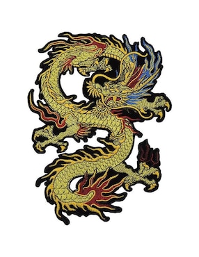 Imagen de producto Parche decorativo para ropa Ventdepot Dragón02 aplicación bordado
