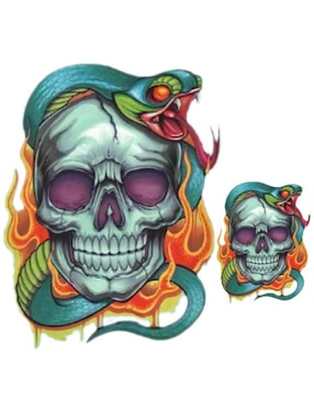 Imagen de producto Set de parches decorativos para ropa Ventdepot Skull Snake