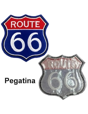 Parche decorativo para ropa Ventdepot Route 66 aplicación bordado