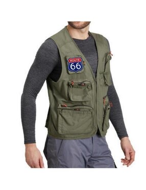 Parche decorativo para ropa Ventdepot Route 66 aplicación bordado
