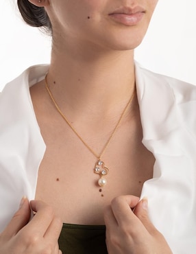 Collar con dije de corazón Unlimited By Ob 18 K