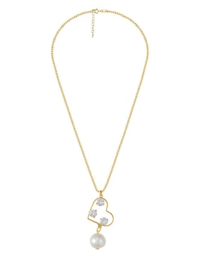 Collar con dije de corazón Unlimited By Ob 18 K