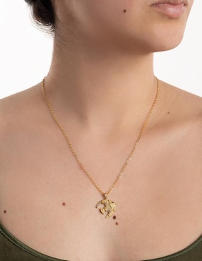 Collar con dije de peces Unlimited By Ob 18 K