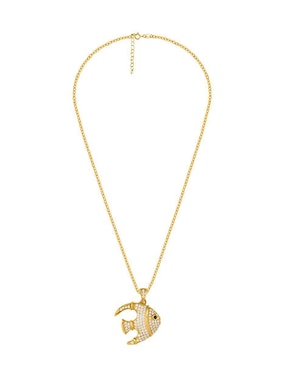 Collar con dije de peces Unlimited By Ob 18 K