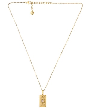 Collar con dije rectangular Map
