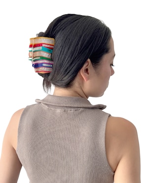 Pinzas para el cabello de acrílico Map