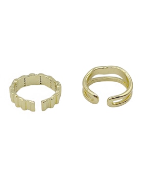 Set anillo Map brillante