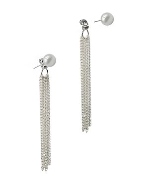 Aretes de círculo Map con acabado brillante