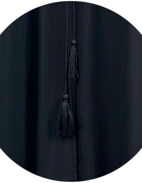 Salida de playa vestido Twist Side con pompón para mujer