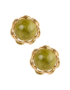 Aretes redondos Lieb con acabado brillante